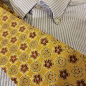 Men's dress shirt and silk tie